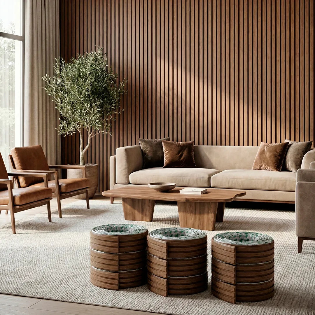 Kit Rolos de Paineis Ripados Autocolantes ARVO®